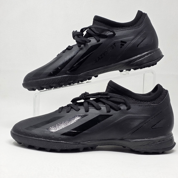 Adidas X Crazyfast.3 Men\'s Size 11.5 TF Turf Field Soccer Shoes Black ID9336 New main image 6